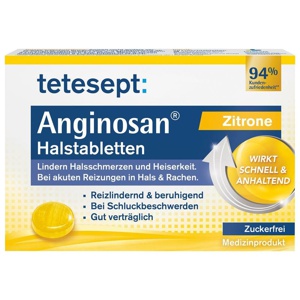 TETESEPT Anginosan Halstabletten zuckerfrei Zitro. Produktbild