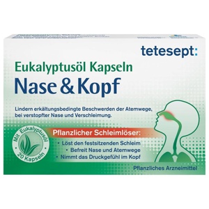 TETESEPT Eukalyptusöl Kapseln Nase & Kopf Produktbild