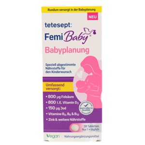 TETESEPT Femi Baby Babyplanung Filmtabletten Produktbild