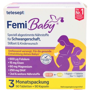 TETESEPT Femi Baby Kapseln+Tabletten Produktbild