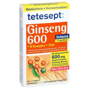 TETESEPT Ginseng 600 Filmtabletten Produktbild