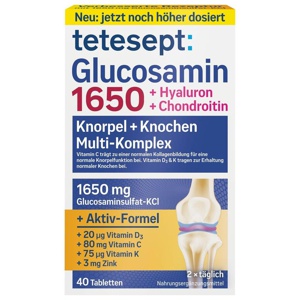 Tetesept Glucosamin 1650 Filmtabletten Produktbild