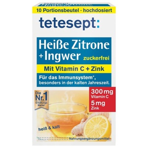 TETESEPT heiße Zitrone mit Ingwer zuckerfr.Pulver Produktbild
