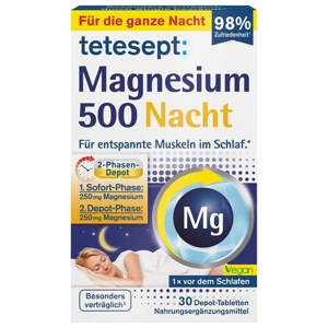 TETESEPT Magnesium 500 Nacht Tabletten Produktbild