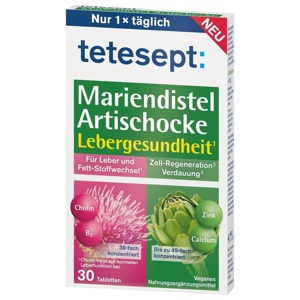 TETESEPT Mariendistel Artischocke Tabletten Produktbild