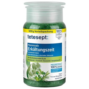 Tetesept Meeressalz Erkältungszeit, 600 g Salz Produktbild