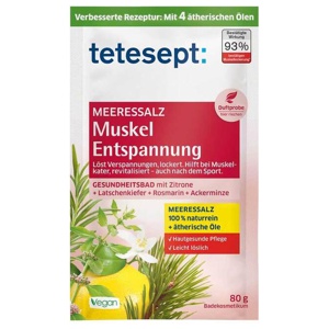 Tetesept Meeressalz Muskel Entspannung, 80 g Salz Produktbild