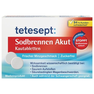 TETESEPT Sodbrennen Akut Kautabletten Produktbild