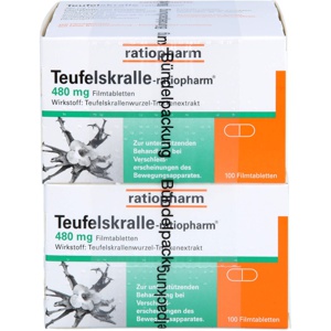 TEUFELSKRALLE-RATIOPHARM Filmtabletten Produktbild