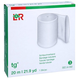 TG Schlauchverband Gr.3 20 m weiß Produktbild
