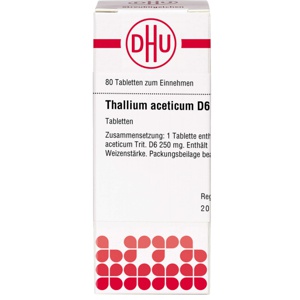 THALLIUM ACETICUM D 6 Tabletten Produktbild