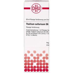 THALLIUM SULFURICUM D 6 Dilution Produktbild