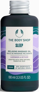 The Body Shop Lavender & Vetiver Wellness Sleep Relaxing Massage Oil 100 ml produktbilde
