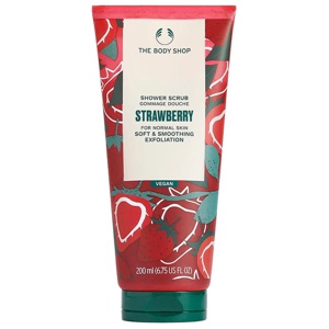The Body Shop - Strawberry Shower Scrub 200 ml produktbillede