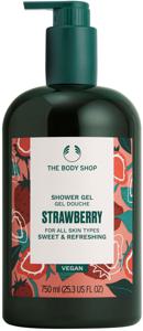The Body Shop - Vegansk Duschgelé med Jordgubbsdoft 750 ml produkt bild