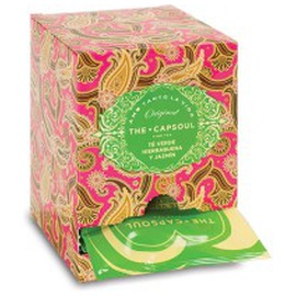 The Capsoul Enveloped Pyramids Peppermint Jasminegeen Tea 15 Un Produktbild
