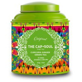 The Capsoul Téganel Verde, Jengibre & Cúrcuma 100g Produktbild