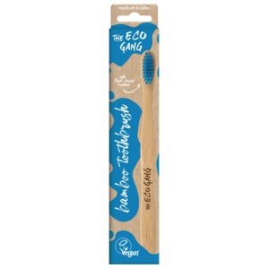 The Eco Gang Adult Bamboo Tannbørste Medium, 1 stk. produktbilde