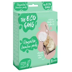 The Eco Gang Återanvändbara Bamburondeller 8-pack produkt bild
