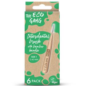 The Eco Gang Bamboo Interdental Brush Size 1 0,4 mm 6 st produkt bild