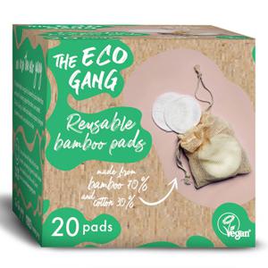 The Eco Gang Återanvändbara Bamburondeller 20-pack produkt bild