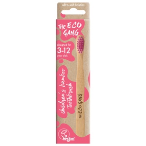 The Eco Gang Kids Bamboo Tannbørste Ultra Soft, 1 stk. produktbilde