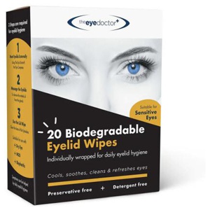 The Eye Doctor Biodegradable Eyelid Wipes product image