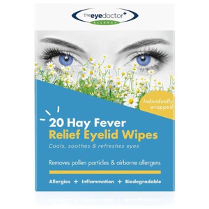 The Eye Doctor Biodegradable Hayfever Relief Eyelid Wipes product image