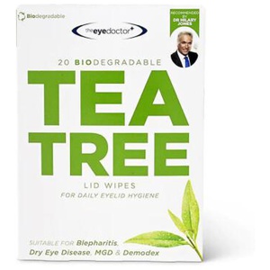 The Eye Doctor Biodegradable Tea Tree Eyelid Wipes product image