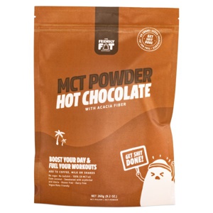 The Friendly Fat Company C8 MCT-pulver 260 g Chocolate produktbillede