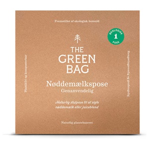 The Green Bag Nøddemælkspose af Økologisk Bomuld 30 x 30 cm produktbillede