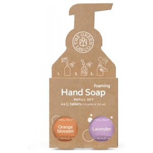 The Green Lab Co. håndsåpe refill appelsinblomst & lavendel 4 x 125 ml produktbilde
