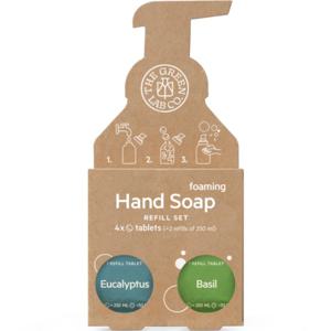 The Green Lab Hand Soap Refill Eucalyptus & Basil 4 tabletter produkt bild