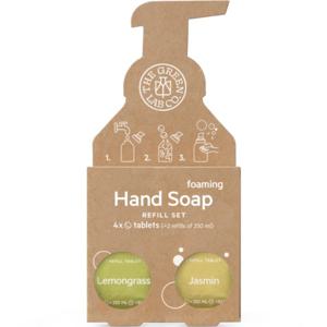 The Green Lab Hand Soap Refill Lemongrass & Jasmine 4 tabletter produkt bild