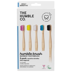 The Humble Co Flat Curved Adult Soft Sensitive 5pcs produktbilde