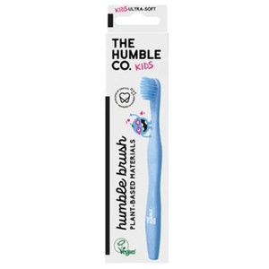 The Humble Co. Kids Brush Plant-Based - Blue - 1 st produkt bild