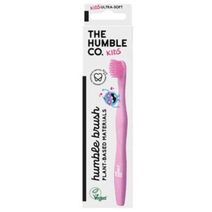 The Humble Co. Kids Brush Plant-Based - Pink - 1 st produkt bild