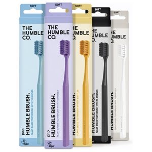 The Humble Co. Plant-based humble brush pro, ultra soft Mixed colors produktbillede
