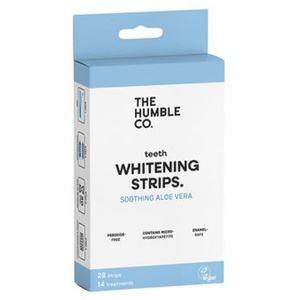 The Humble Co. Whitening Strips Aloe Remsor med tandblekning 28 st produkt bild
