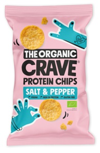 The Organic Crave Økologiske Protein Chip 75 g produktbillede