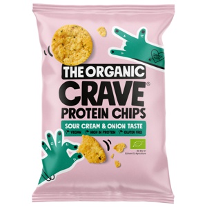 The Organic Crave Sour Cream and Onion Ø - 30 g produktbillede