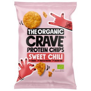 The Organic Crave Økologiske protein chips sweet chili 30 g produktbillede