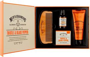 The Scottish Fine Soaps Thistle & Black Pepper Face & Beard Care Kit produkt bild