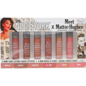 the Balm Meet Matte Hughes 6-pc Mini Lip Kit Miss Nude York 7,2 ml produkt bild