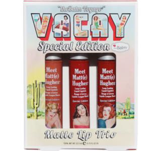 theBalm Voyage- Vacay Trio (Meet Matte Hughes Liquid Lipstick FULL size) produkt bild