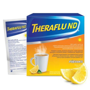 Theraflu nd suukaud. lah. plv 1000mg+60mg+30mg n10 toote pilt