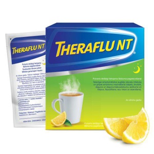Theraflu nt suukaudse lahuse pulber 1000mg+4mg+60mg+30mg n10 toote pilt