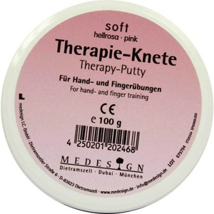 Therapieknete soft hellrosa, 100 g n.v. Produktbild