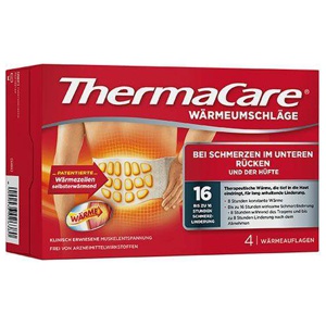 ThermaCare WÄRMEUMSCHLÄGE BEI RÜCKENSCHMERZEN 4 St Produktbild