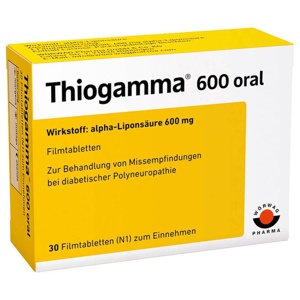THIOGAMMA 600 oral Filmtabletten Produktbild